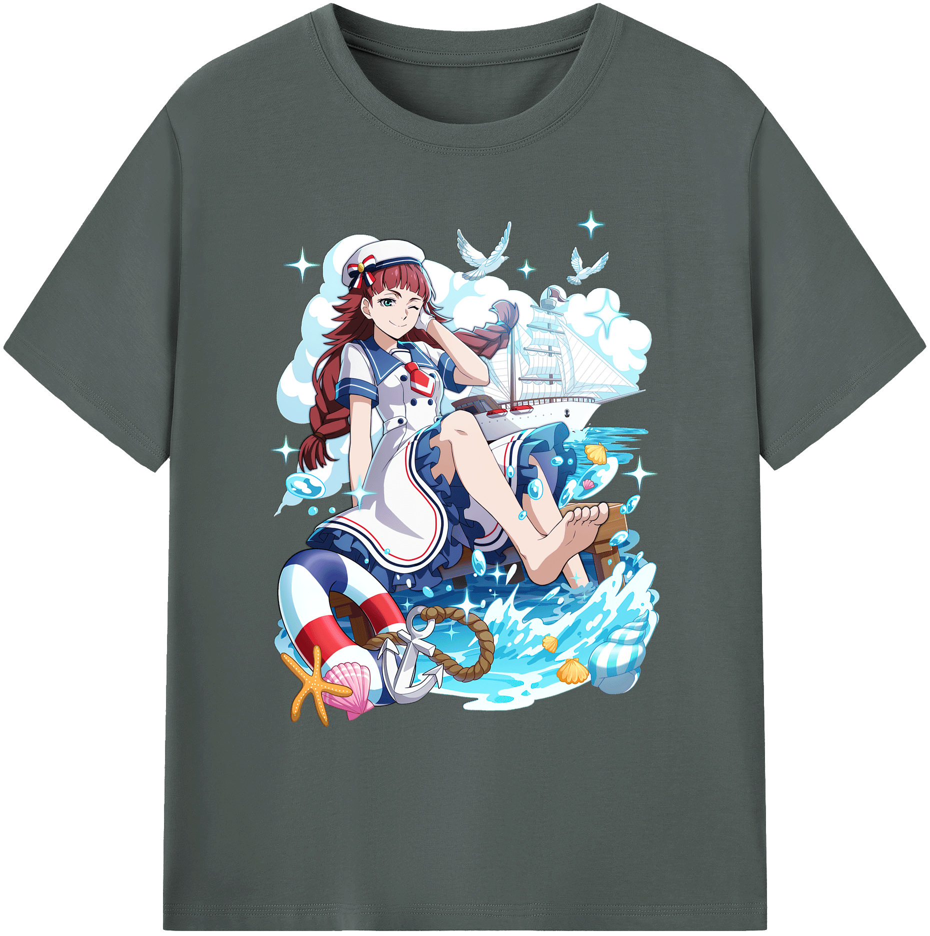 （画像用） 文豪ストレイドッグス Bungo Stray Dogs 綿100％ メンズ半袖Tシャツ｜肌触りやわらか＆通気性